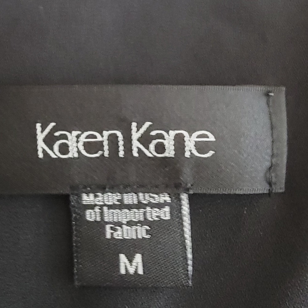 Karen Kane Top Blouse Size M Floral Print High Low Hem Sleeveless Tank - Picture 5 of 9